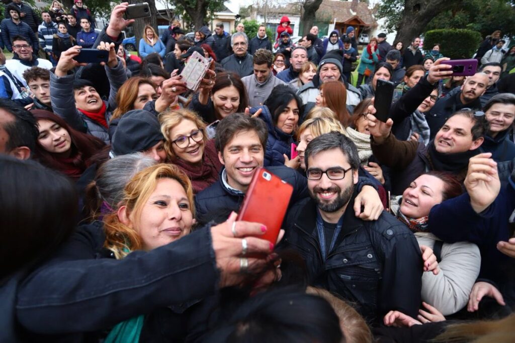 Zavaleta y Kicillof en Hurlingham