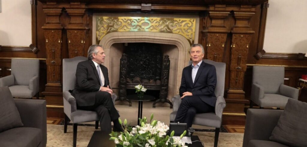 Alberto Fernández Mauricio Macri transición