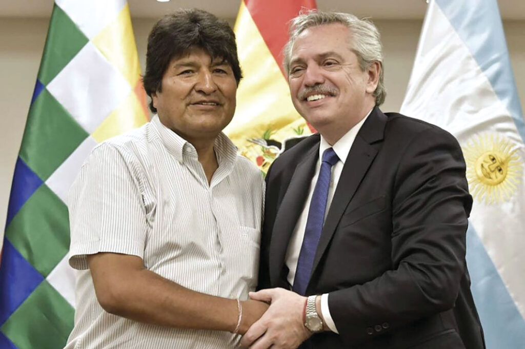 embajada contra acto evo morales