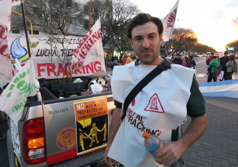 Esteban Servat militante antifracking