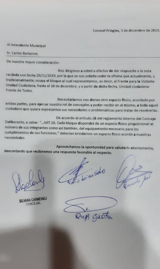 La respuesta del bloque kirchnerista