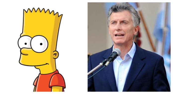 Mauricio Macri es Bart Simpson