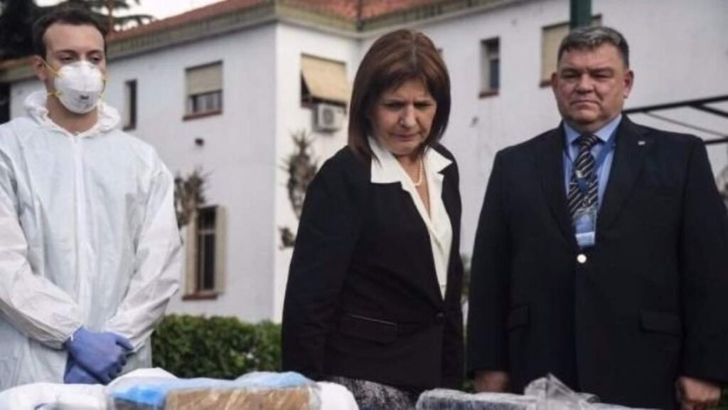 bullrich cocaina narcotráfico