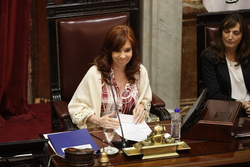 cristina sesiones senado virtuales