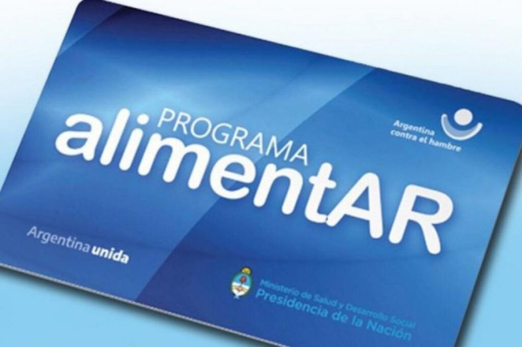 tarjeta alimentar cronograma pago cuando se cobra