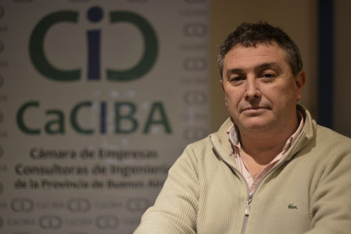 El subsecretario de Recursos Hídricos bonaerense, Guillermo Jelinski.