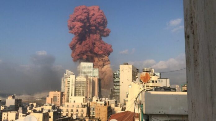 explosion libano puerto beirut