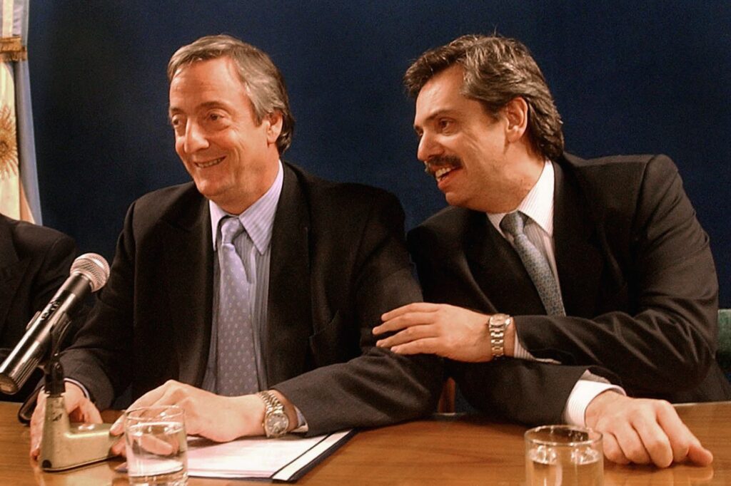 nestor kirchner junto a alberto fernández