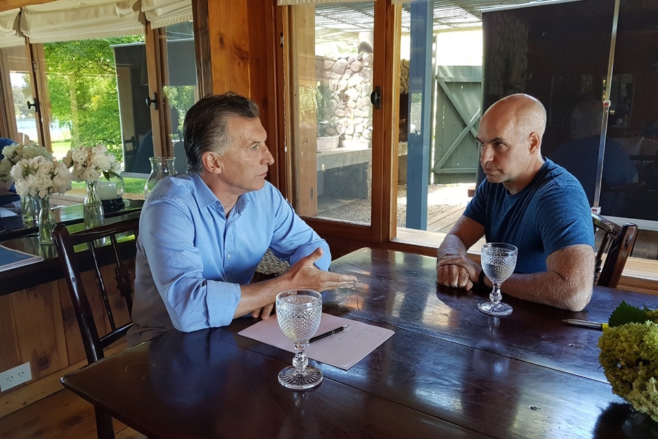 Mauricio Macri y Horacio Rodríguez Larreta