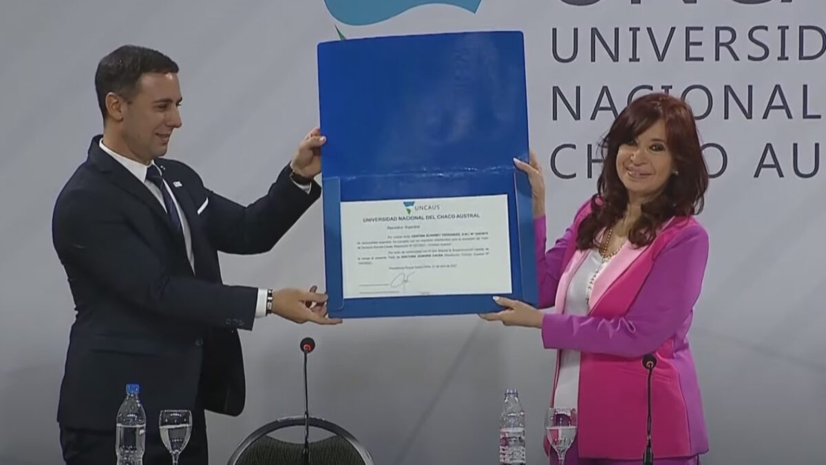 cristina doctorado honoris causa