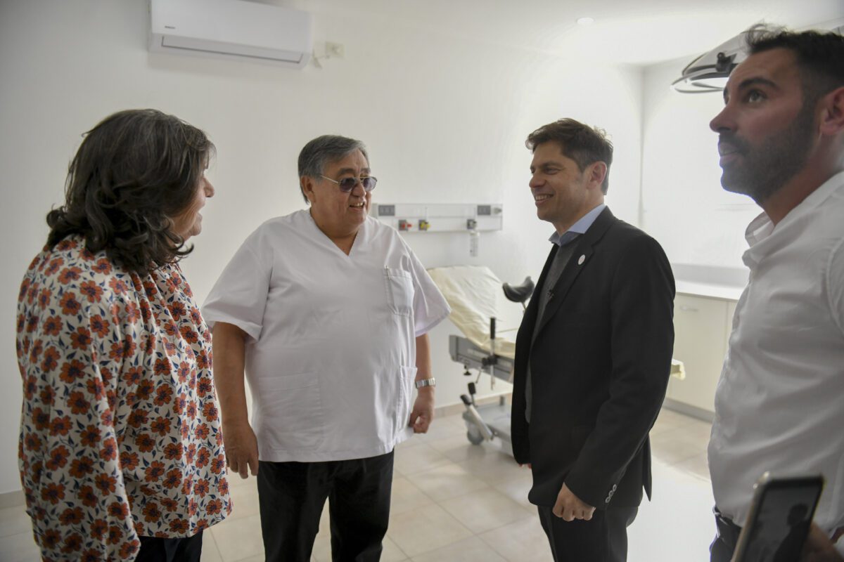 Kicillof inauguró las obras de ampliación del Hospital Resano de Carlos Tejedor