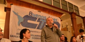 Hugo Yasky visitó Bahía Blanca tras la conformación de la regional de la CTA.