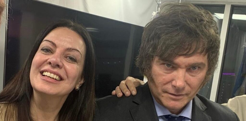 Pettovello seria la acompañante terapeútica de Javier Milei, foto publicada en elagora.digital