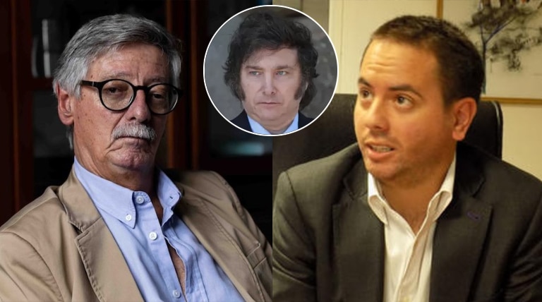 Eduardo Taiano y su hijo Federico, uno investiga al presidente Javier Milei y el otro es su funcionario. Conflicto de intereses en puerta.
