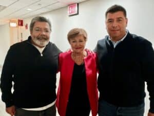 Georgieva duda que Milei termine su mandato y lo blanquea en reunión con sindicalistas