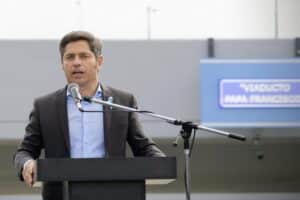 Kicillof inauguró un viaducto en Almirante Brown que Javier Milei había paralizado