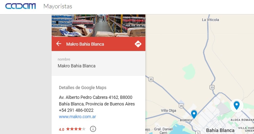 cadam makro bahia