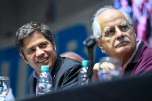 Axel Kicillof encabezó la presentación de la lista de Fuerza Patria junto a Taiana y gremialistas bonaerenses