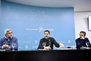 Bianco calificó la visita de Milei al portaviones de EEUU como una muestra de “la política de entrega de nuestra soberanía”